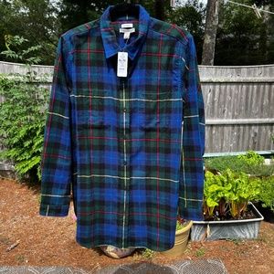 LLBEAN classic flannel tunic